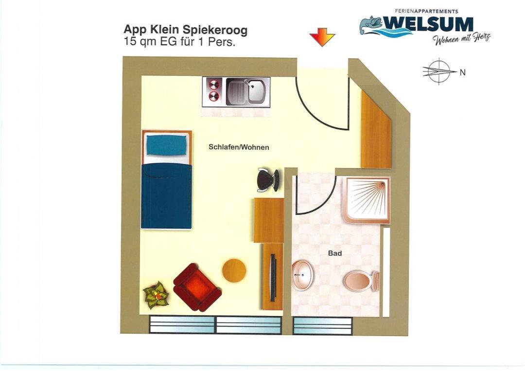 Fewo Klein Spiekeroog Bad Zwischenahn Bagian luar foto